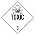 Nmc Toxic 6 Dot Placard Sign, Pk100 DL87UV100